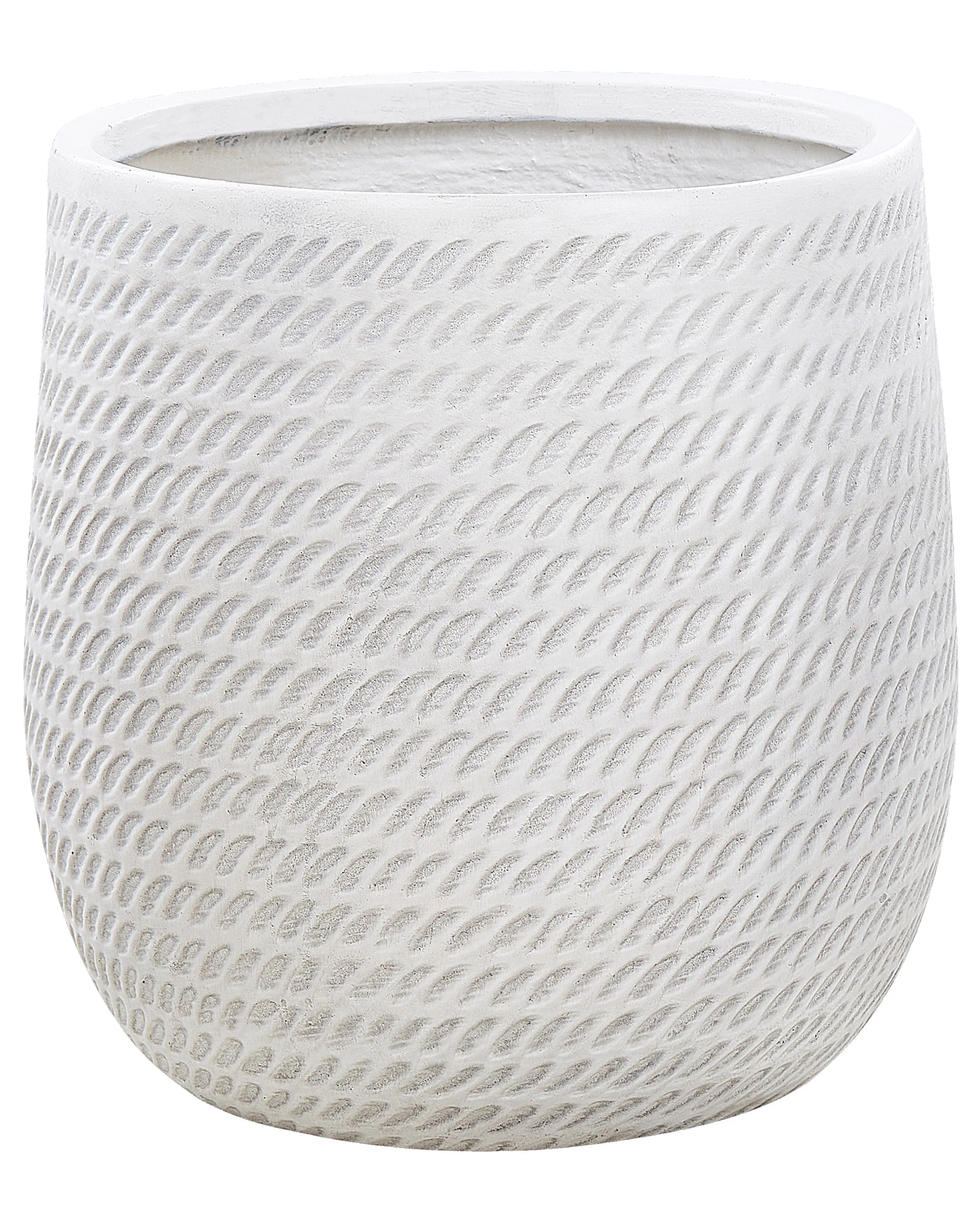 Bloempot LIVADIA 39 cm Gebroken wit