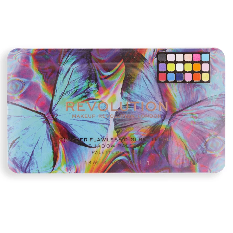 Makeup Revolution Forever Flawless Shadow Palette 19,8 gr. - Digi Butterfly