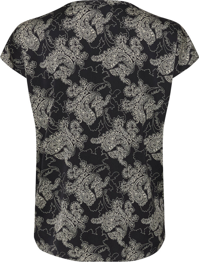 InWear LikoIW Print Top Paisley black/ creme