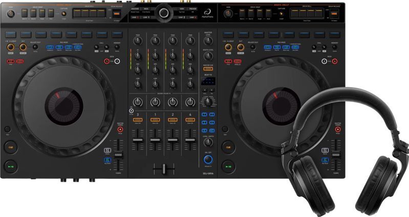 AlphaTheta DDJ-GRV6 - DJ Controller - Zwart