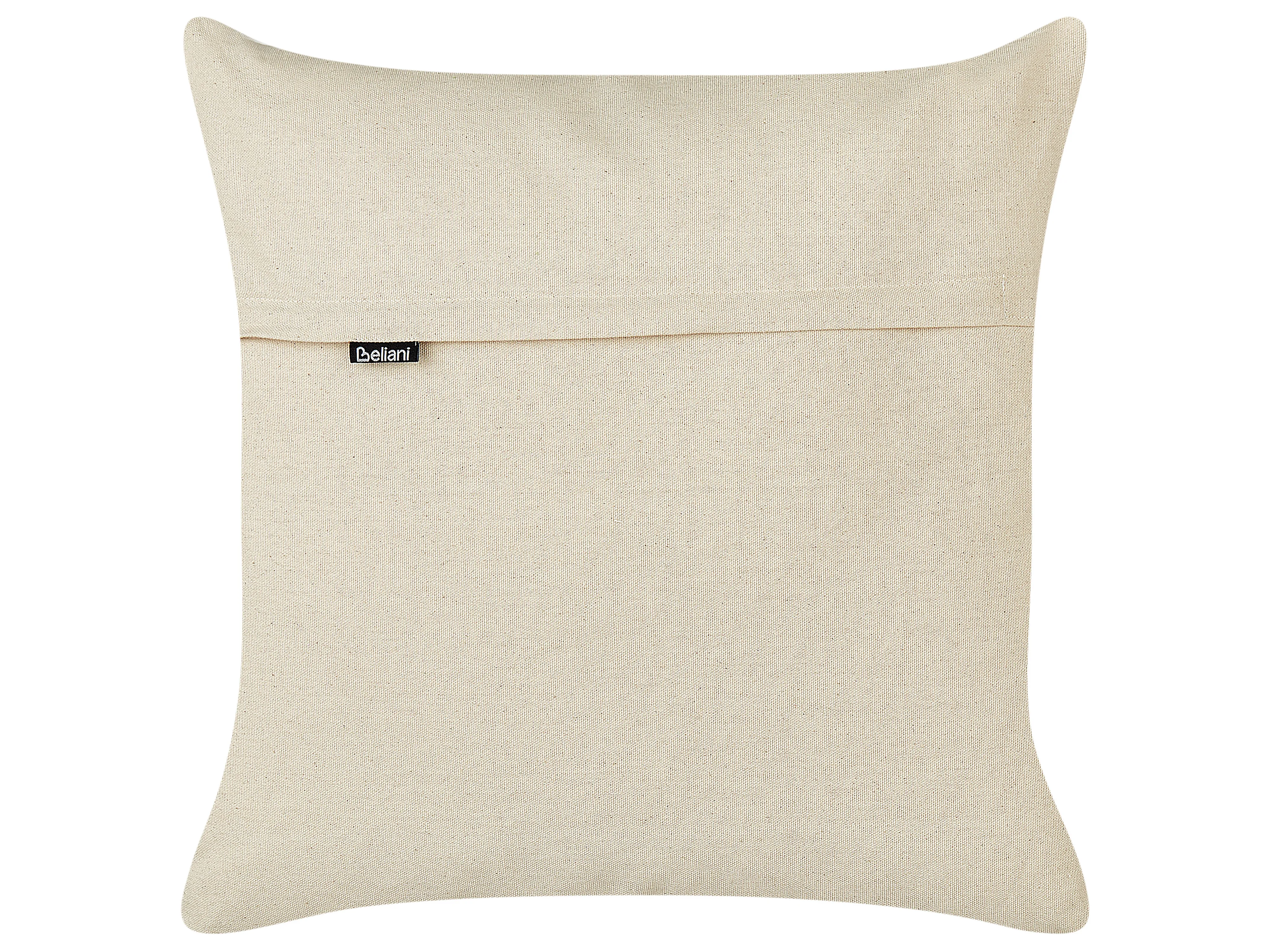 Set van 2 sierkussens ROSEMARY Katoen 45 x 45 cm Grijs bloempatroon