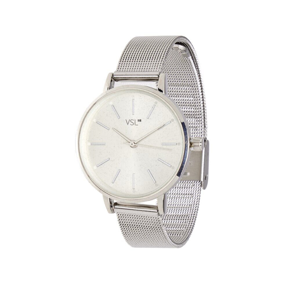 Ensemble montre et bracelet femme argenté
