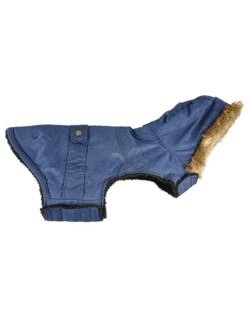 Flamingo Winterjas Sabi Blauw - Hondenkleding