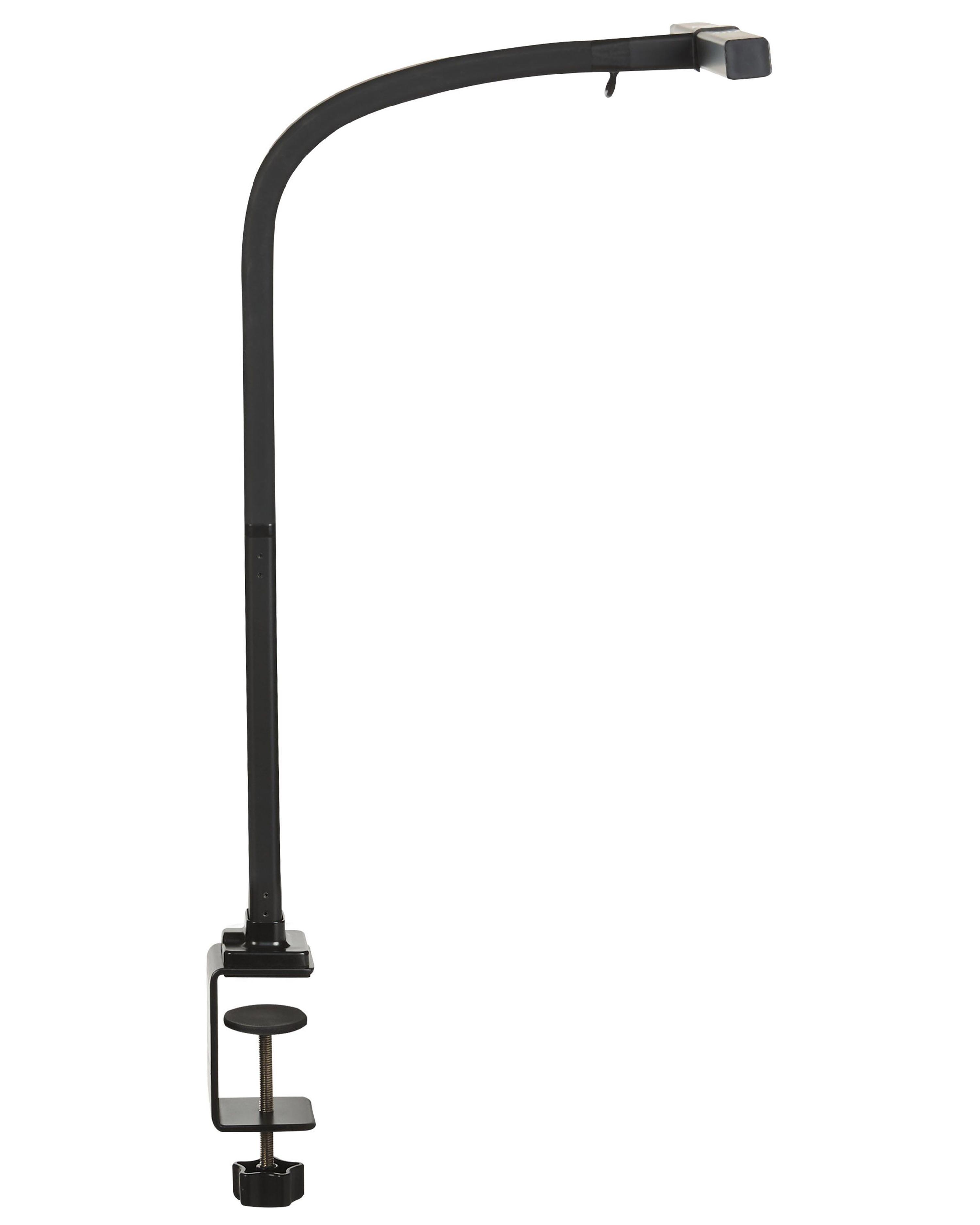 LED vastklembare bureaulamp AURIGA met bewegingssensor Metaal Zwart