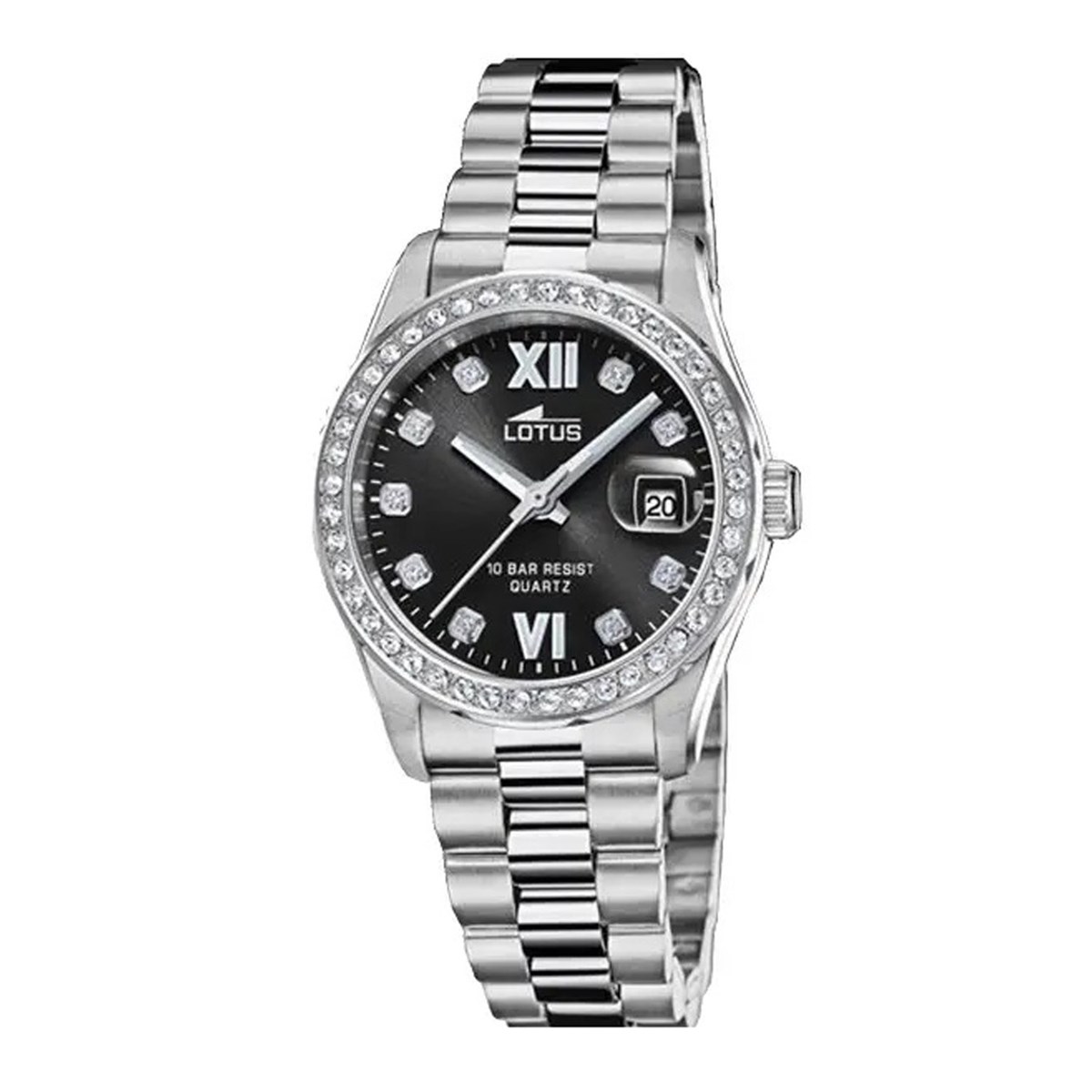 Montre femme Lotus Freedom acier oxydes cadran noir