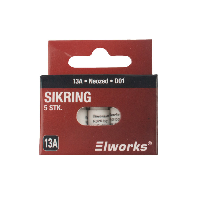 Sikringer 13A D01 5-pk. - Elworks