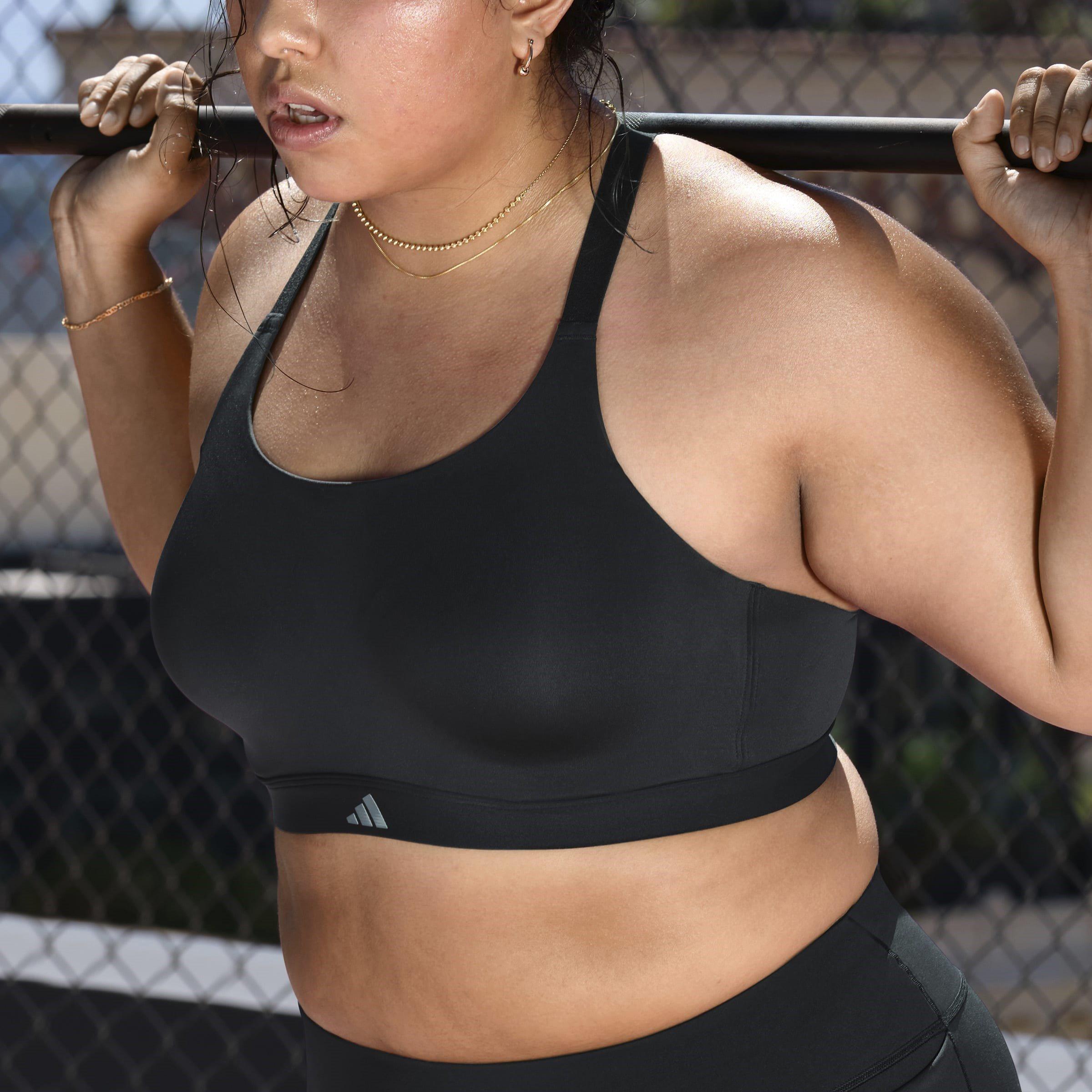 adidas Tailored Impact Luxe Training High Support Bra (Plus Size) Womens
