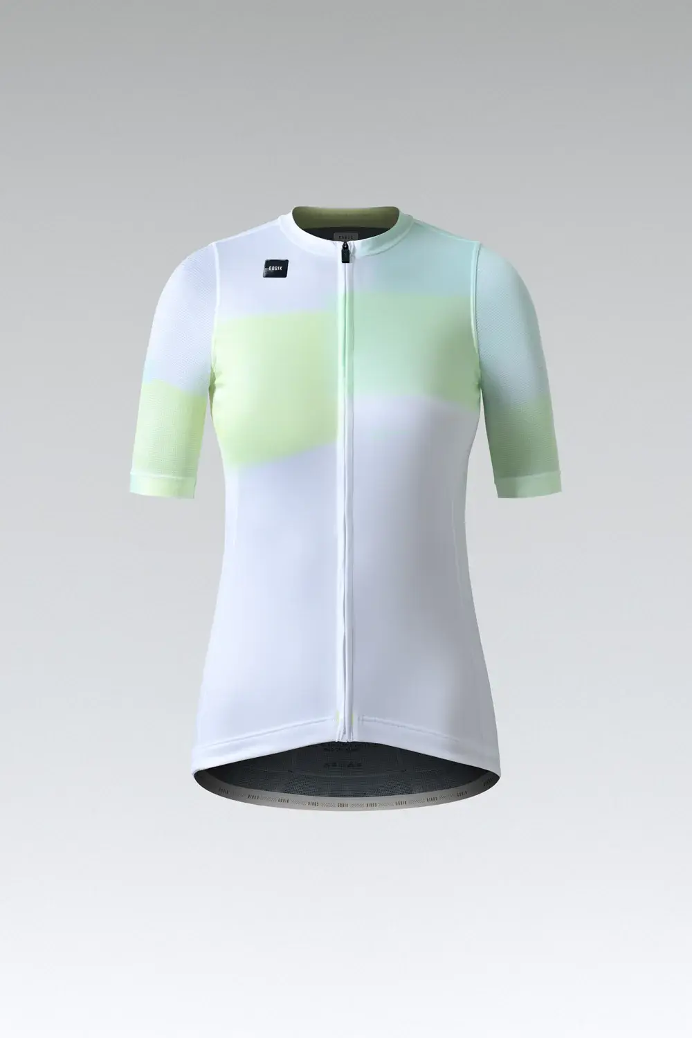 Gobik Stark Fietsshirt Korte Mouwen Wit/Groen Dames
