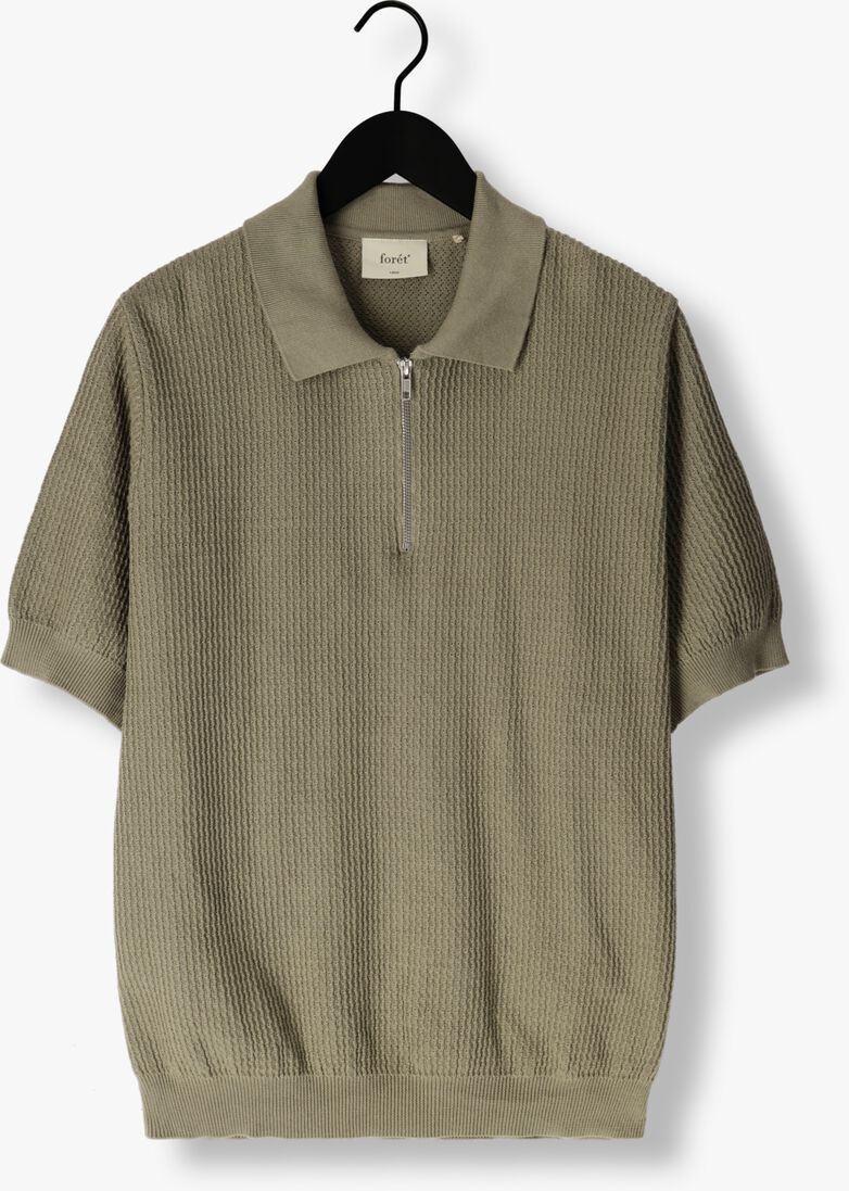 FOR\u00C9T groene for&eacute;t polo moment half zip knit