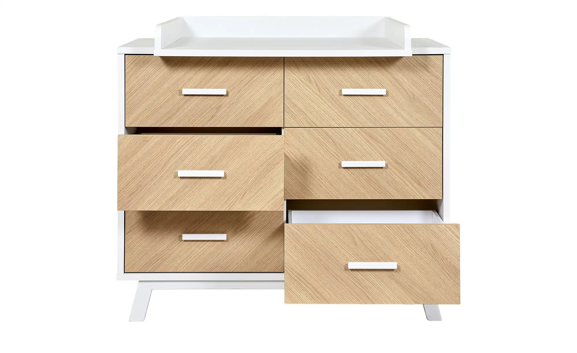 Wickelkommode Venice Fishbone White