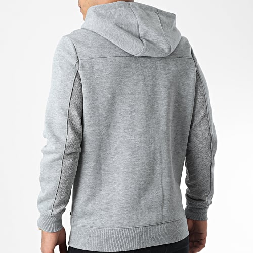 Veste Zippée A Capuche BMW Motorsport Hdd 535864 Gris Chiné