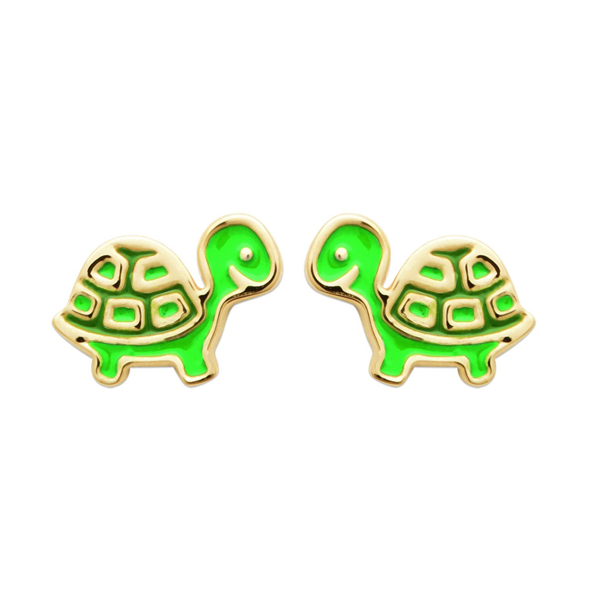 Boucles d'oreilles Brillaxis tortues