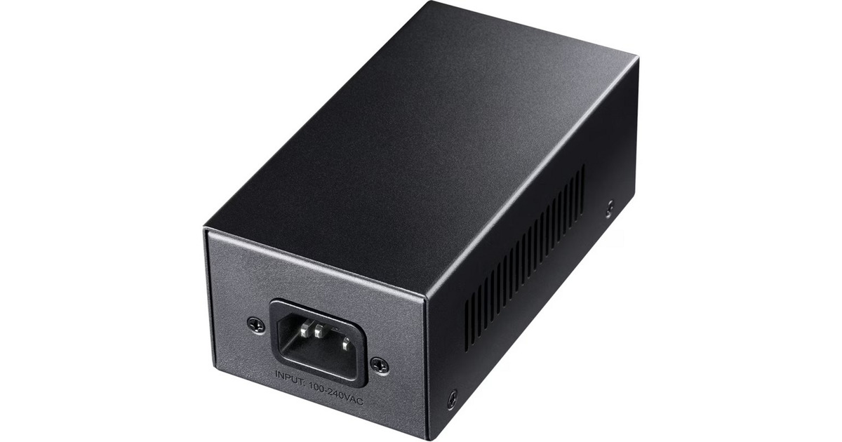 Cudy2-Channel Gigabit PoE+ Injector poe-injector  (Zwart, POE220, 30W)