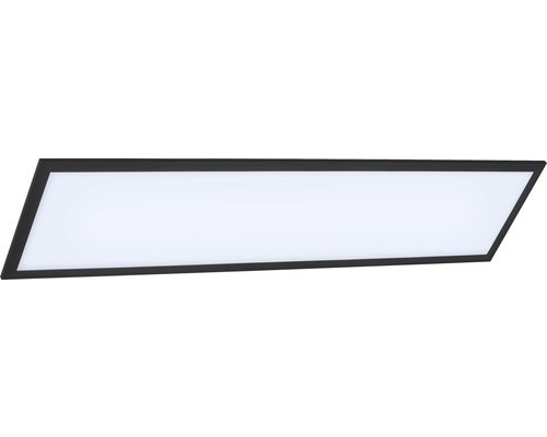 LED Paneel 24W 2200 lm CCT 3000/4000/6000 K 100x25 cm zwart + afstandsbediening