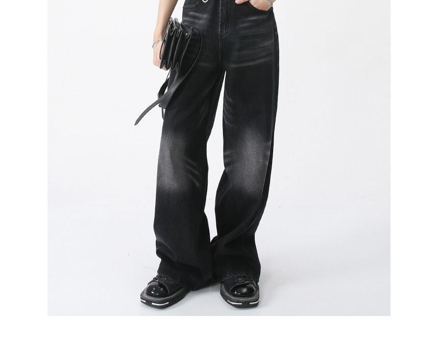 FAERIS - Losse jeans met middelhoge taille