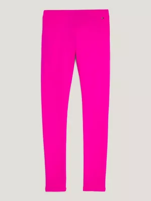 Calça legging justa de comprimento total com logo elástico