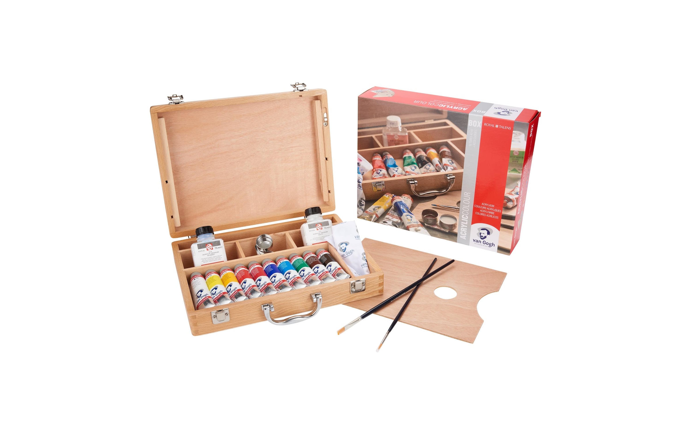 Acrylfarbe »Van Gogh 10 ml, Mehrfarbig« Set, 16 Stk. tlg.