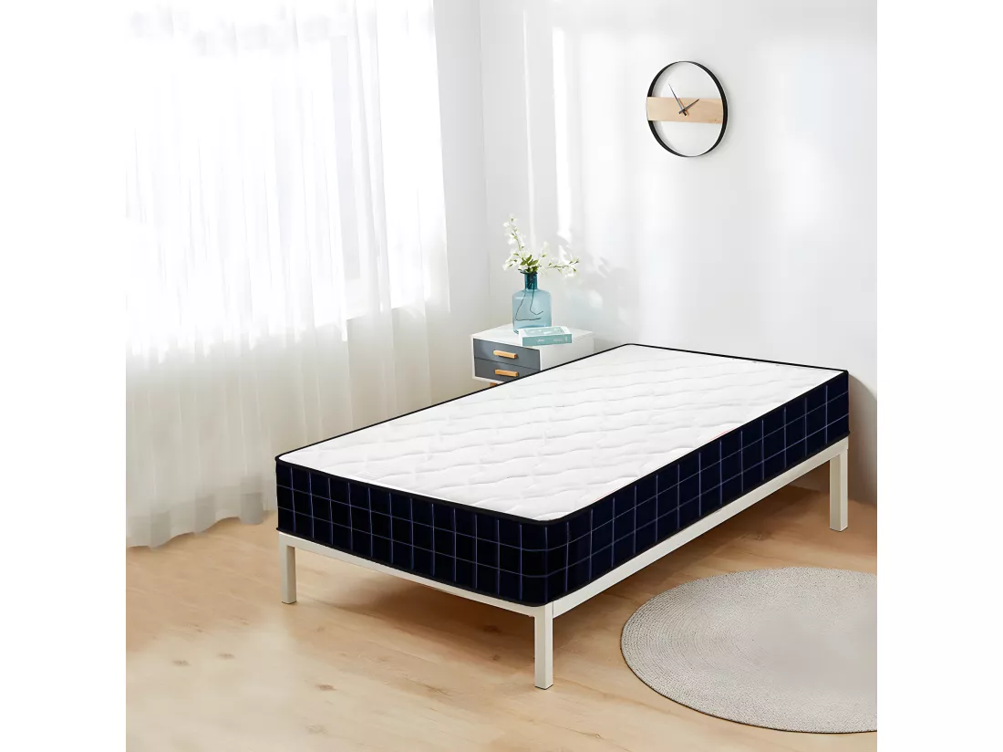 Matelas 90x190 cm Mousse - épaisseur 15 cm - Matelas mémoire de forme de 1 place