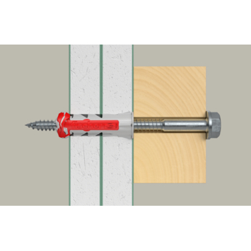 Fischer Universeelplug DuoPower 12x60mm 4 stuks