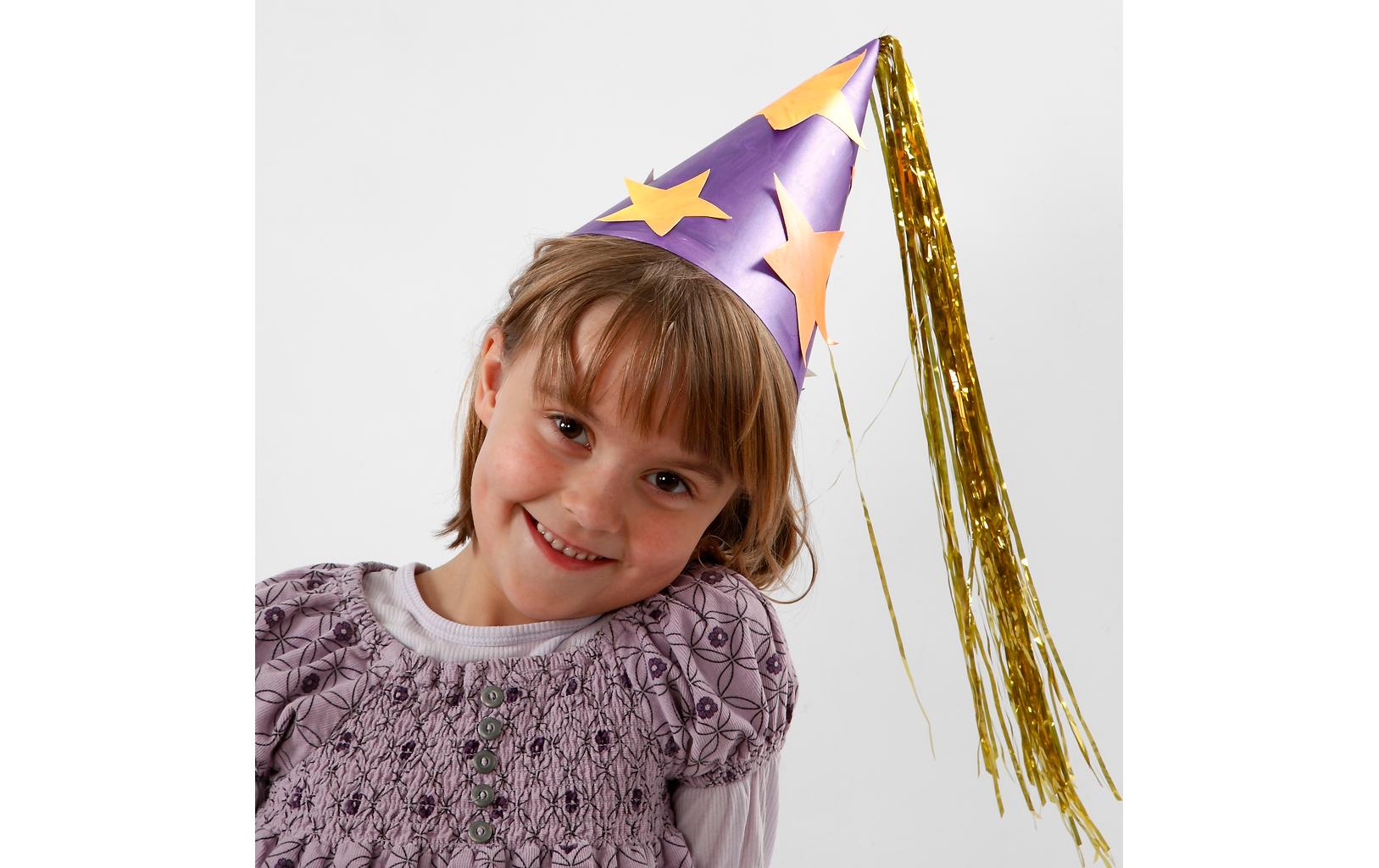 Partyhüte 50 Sück, WeissKegel für Partyhüte