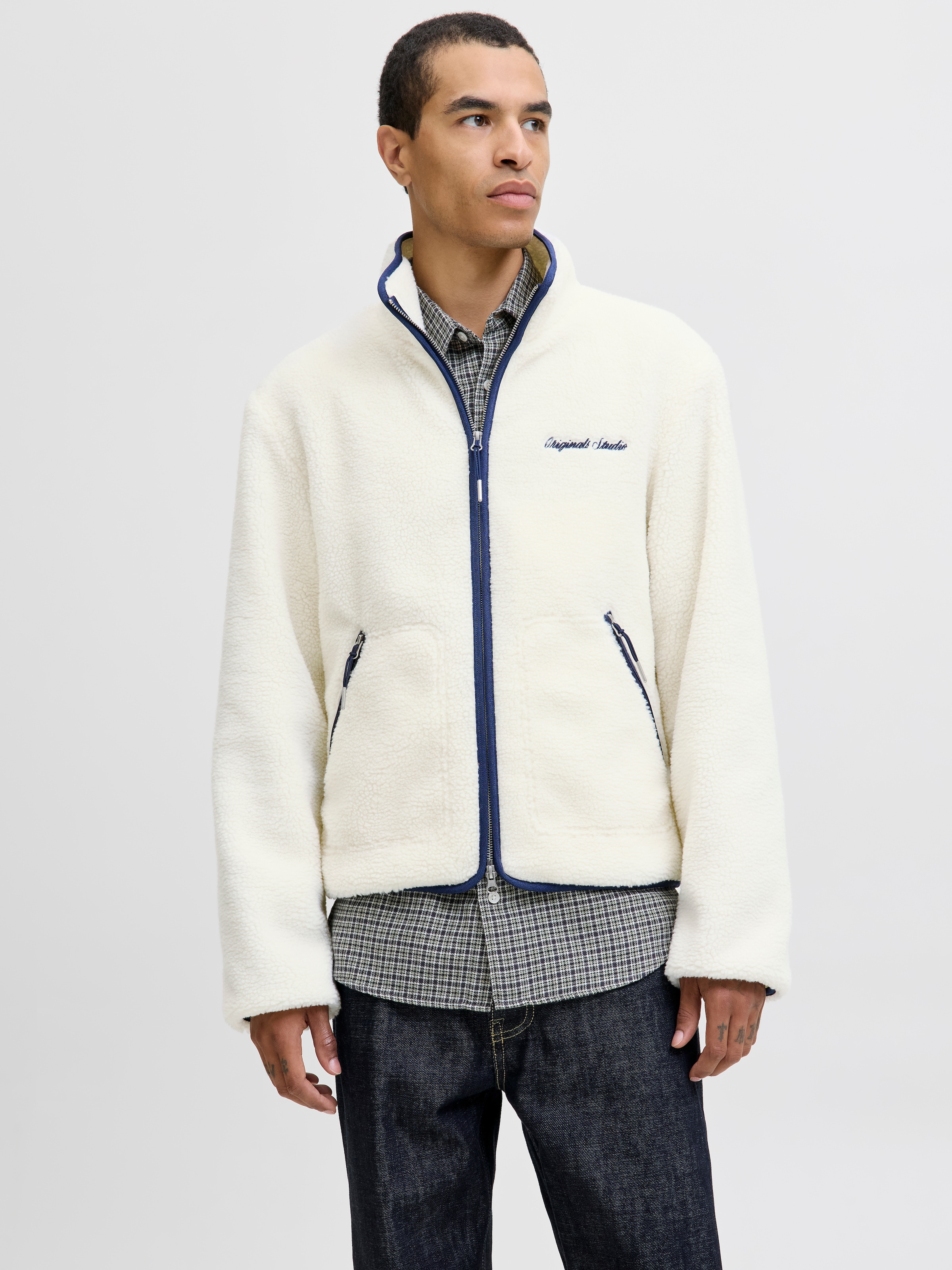 Jack & Jones Kurzjacke »JORNORREBRO TEDDY JACKET SN«