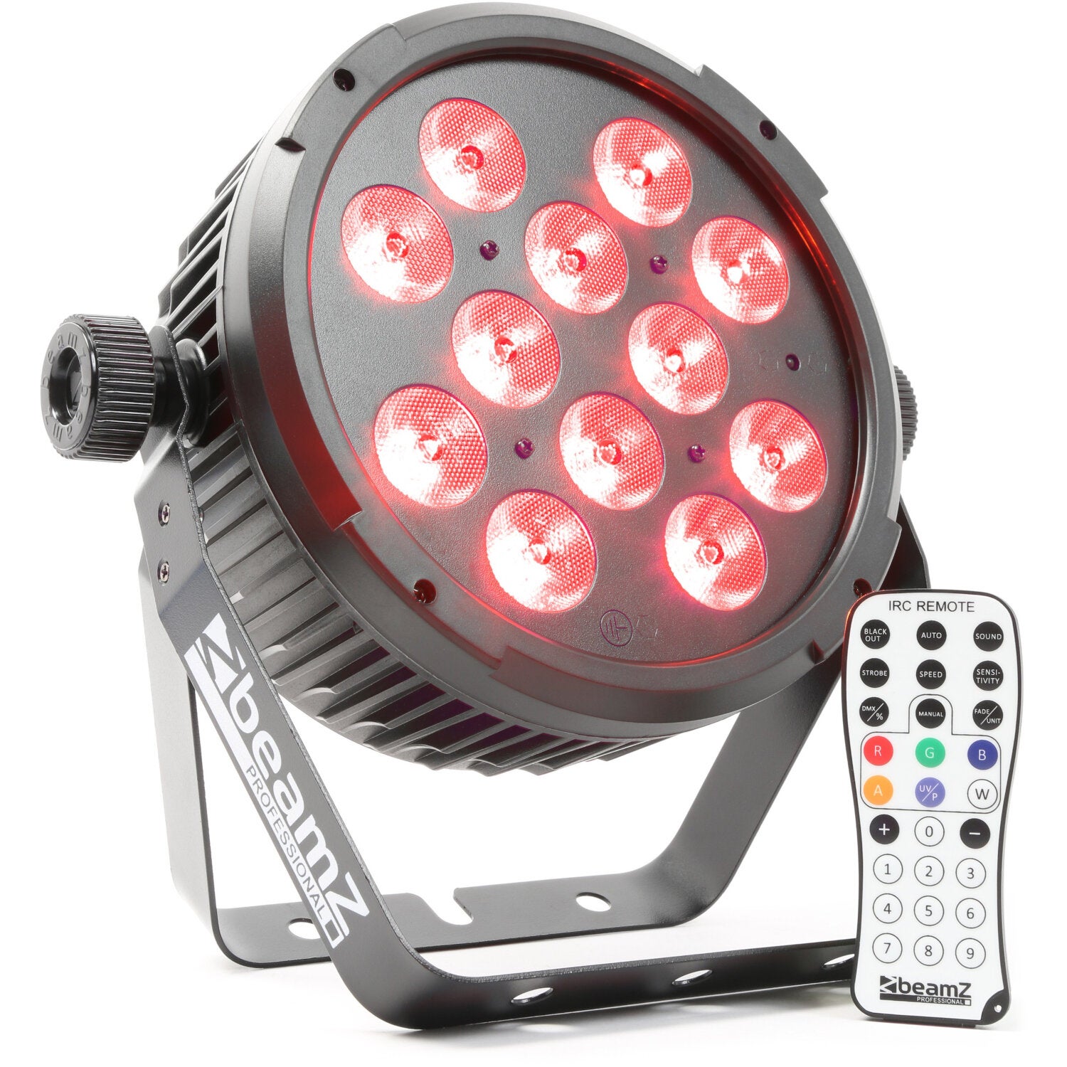 BeamZ BT310 LED Flat Par 12x 6W RGBA spotverlichting