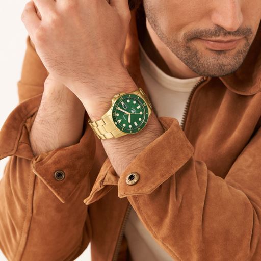 Fossil Fossil Blue FS5950 Herreur, Guld, 42 mm