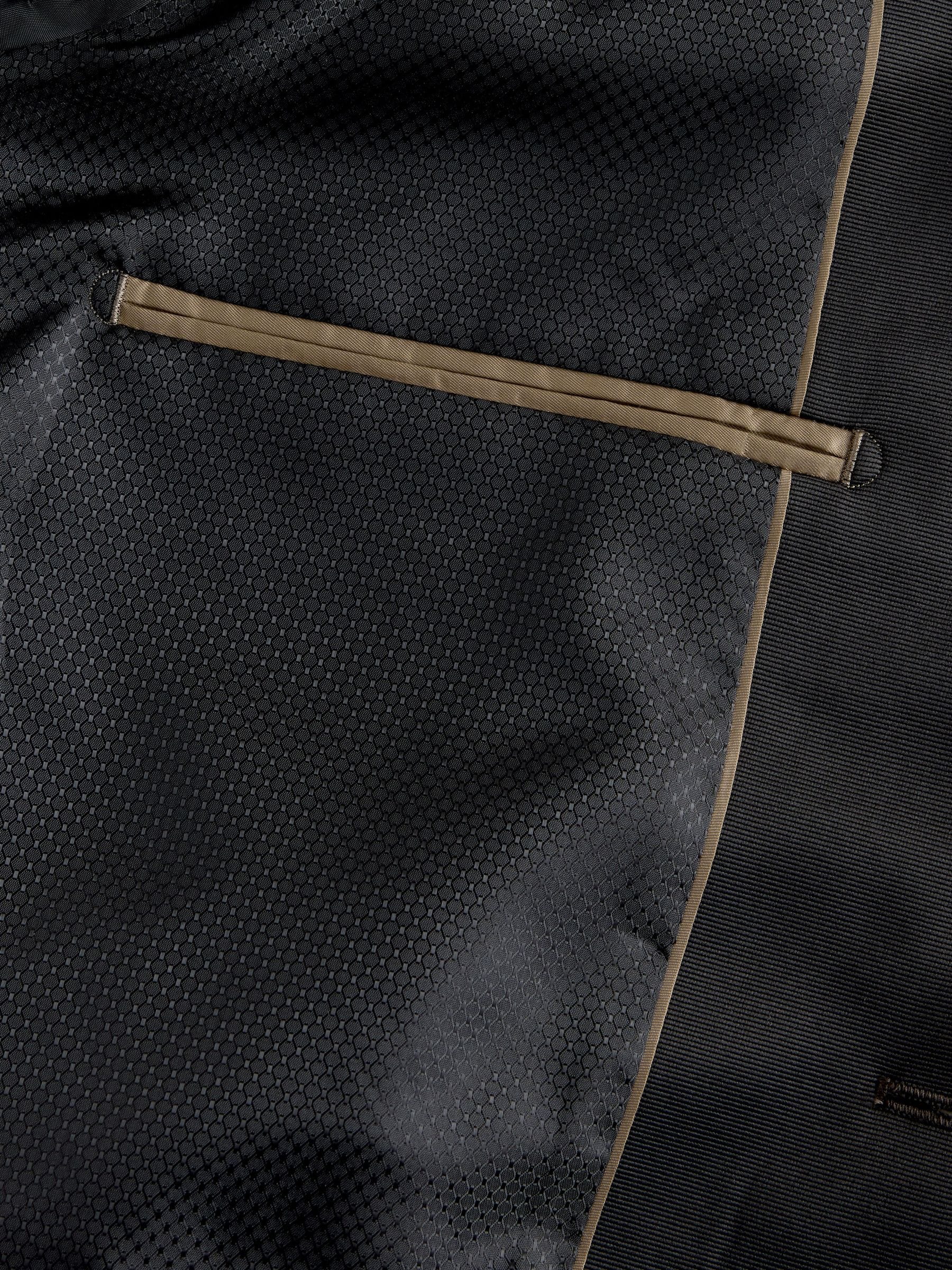 Bruin - Normale Pasvorm - Fluwelen blazer