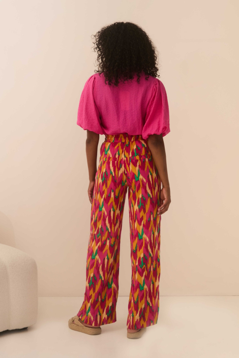 Lofty Manner roze dames blouse