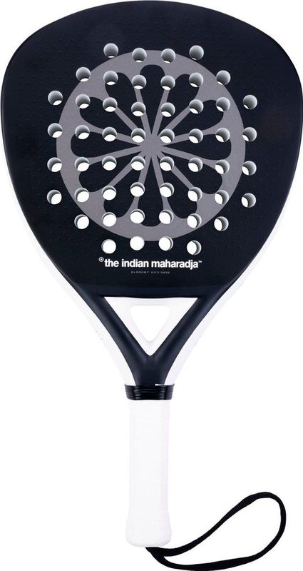 The Indian Maharadja - Element HX3-5010 - Padelracket - Zwart - Glasfiber
