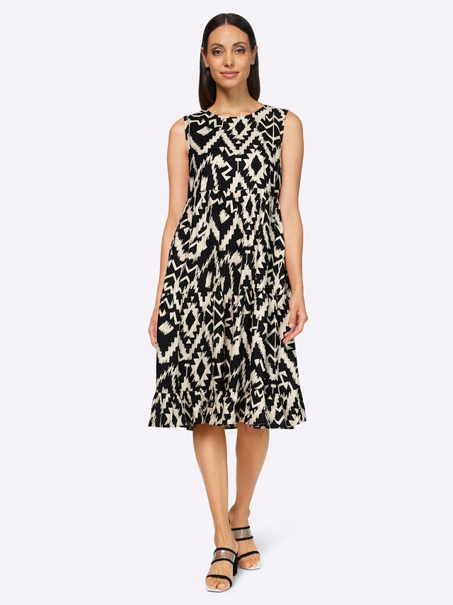 heine Druckkleid »Druck-Kleid« Nahttasche