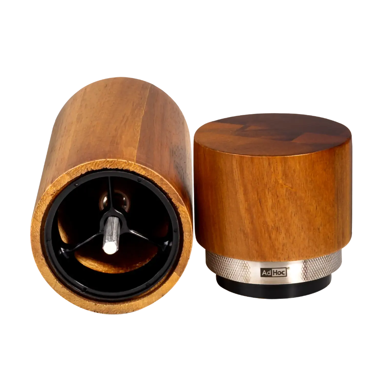 AdHoc Pfeffer- oder Salzmühle Profi, 19 cm, Akazie / Edelstahl