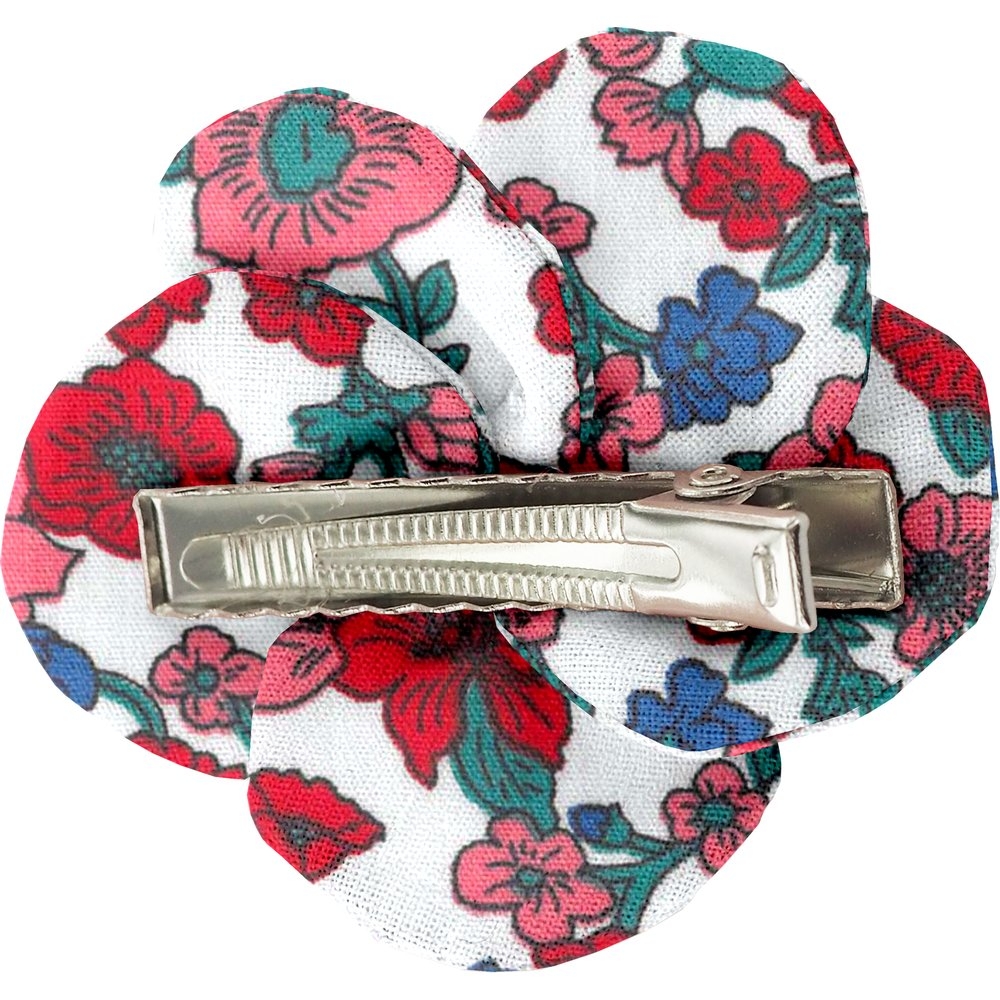 Petite Barrette Pétales De Fleur Prairie Fleurie