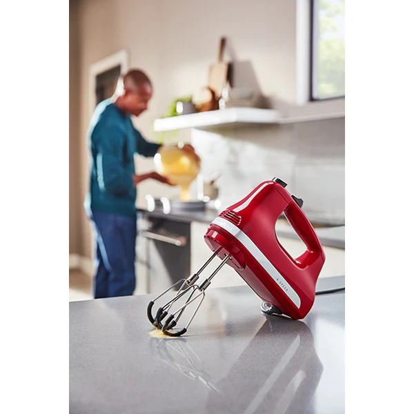 Batteur à main électrique 6 vitesses 60 W rouge empire 5KHM6118EER Kit