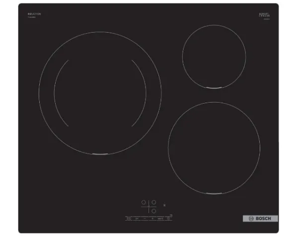 Bosch Serie | 4 PUE611BB5E - Induktions kogeplade - 4 plader - Niche - bredde: 56 cm - dybde: 49 cm - rammeløs - sort