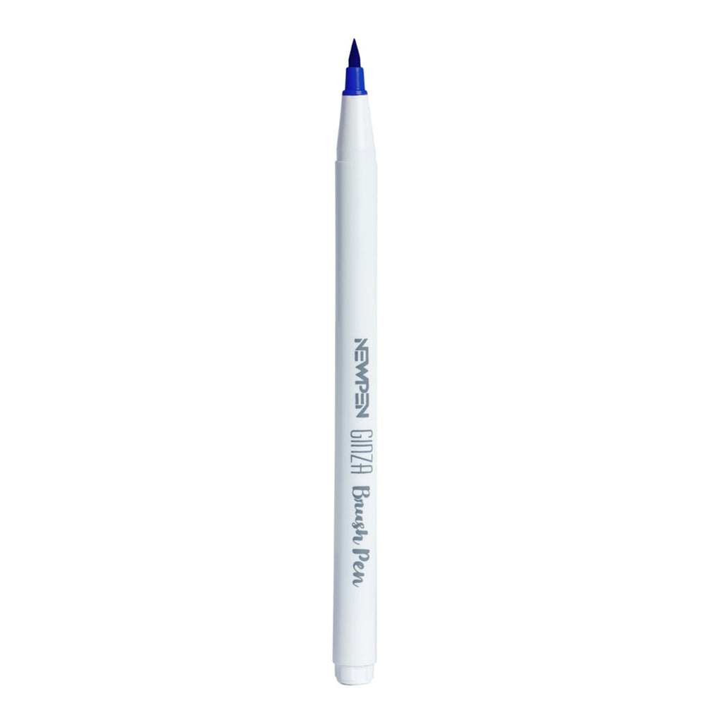 Marcador Ginza Pro Brush Pen Azul Safira Newpen
