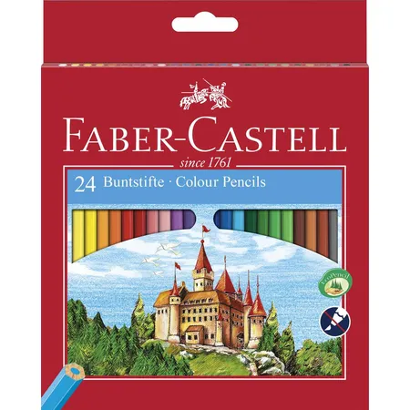 Faber-Castell Classic Colour Buntstift, 24er Kartonetui