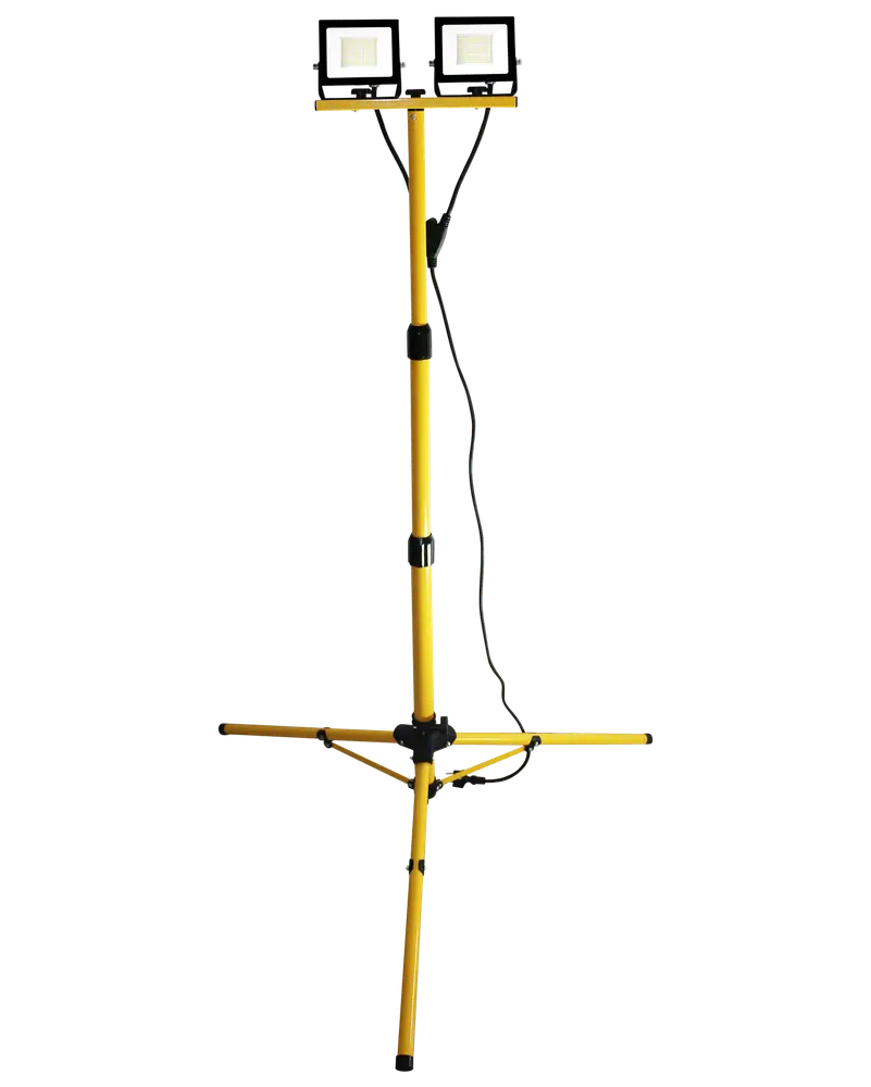 Arbejdslampe på stativ 2 x 50 W