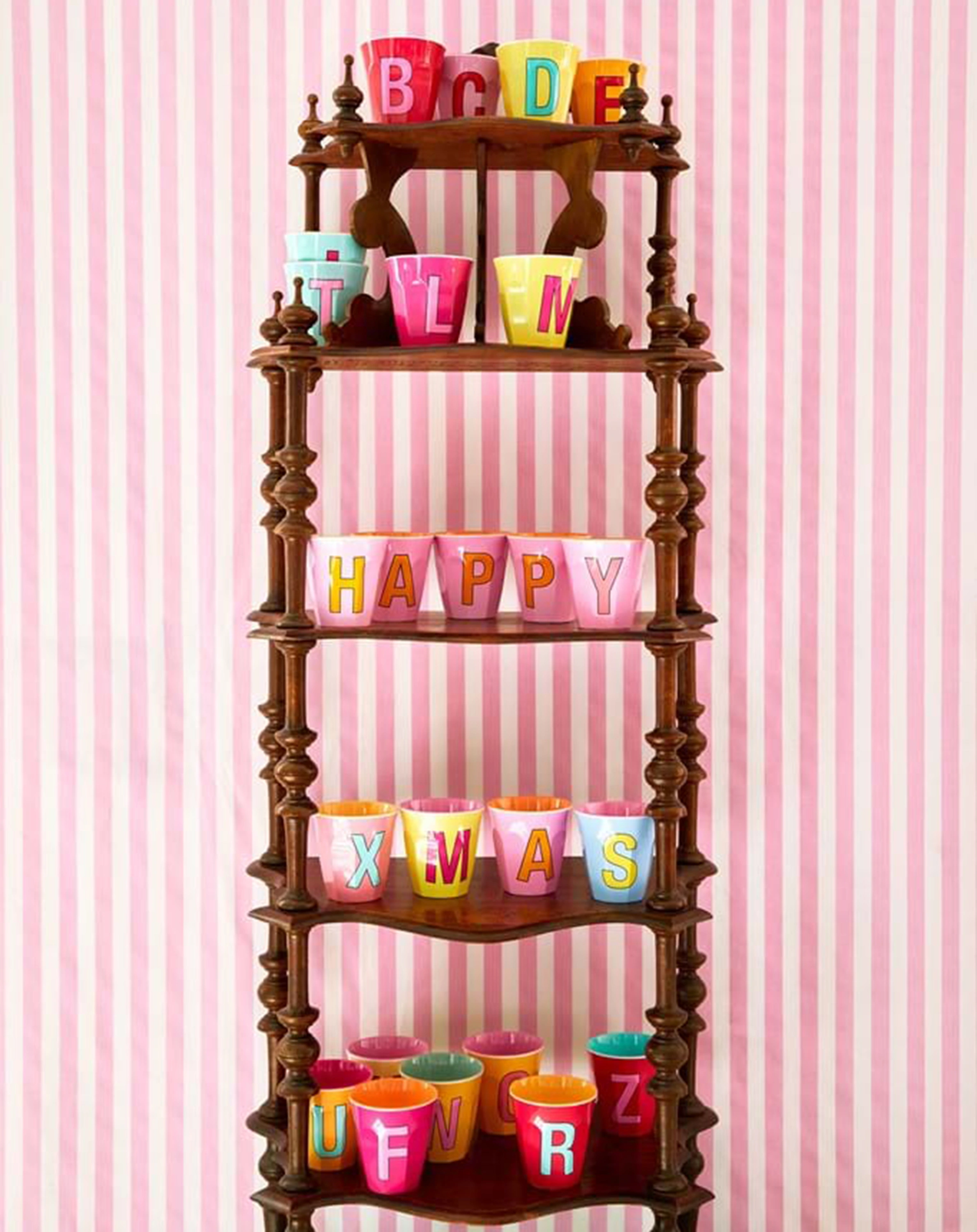 Melamin-Becher LETTER Y - MEDIUM in pink