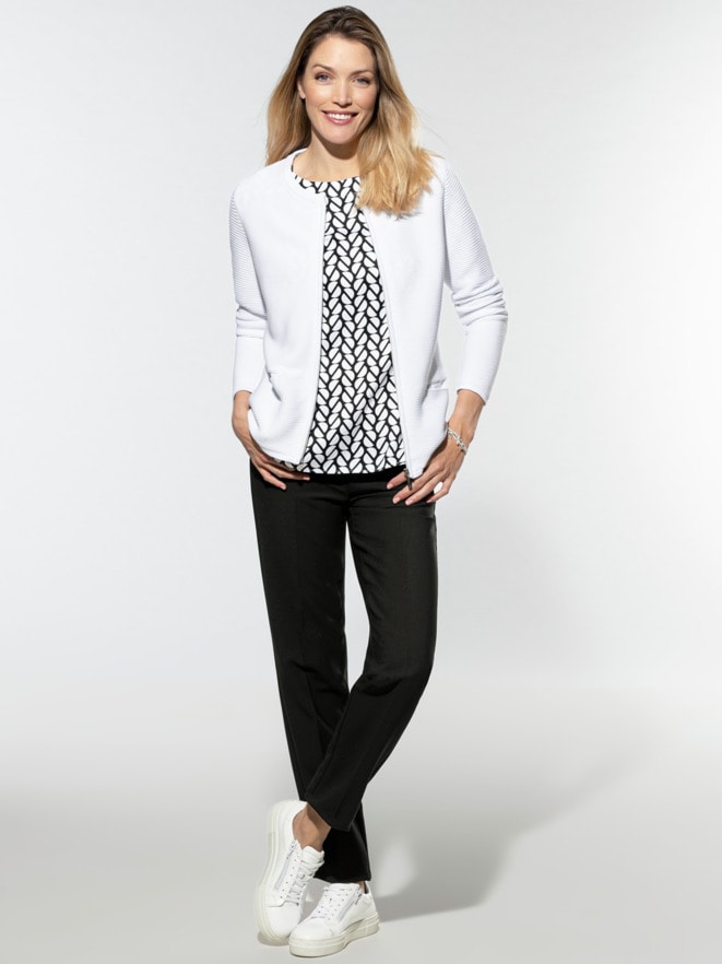 Zip-Strickjacke Easycare