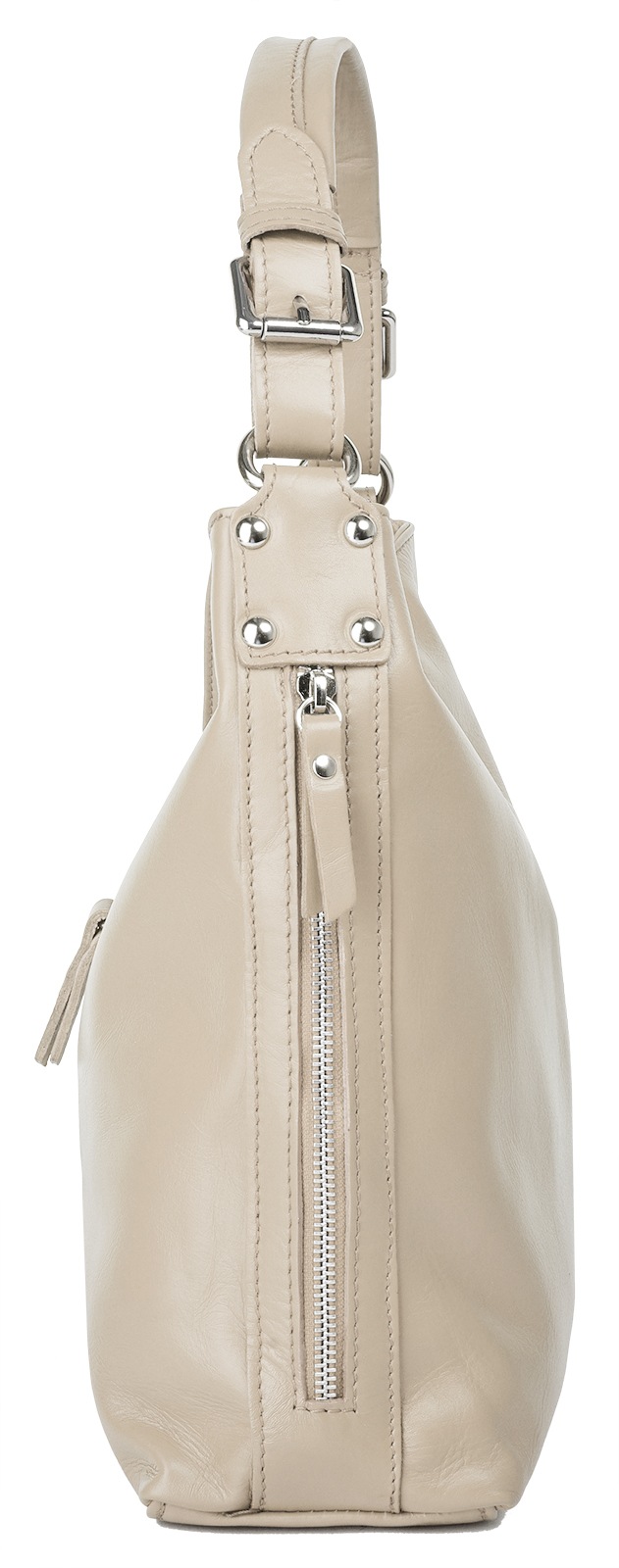 Samantha Look Henkeltasche echt Leder, Made in Italy