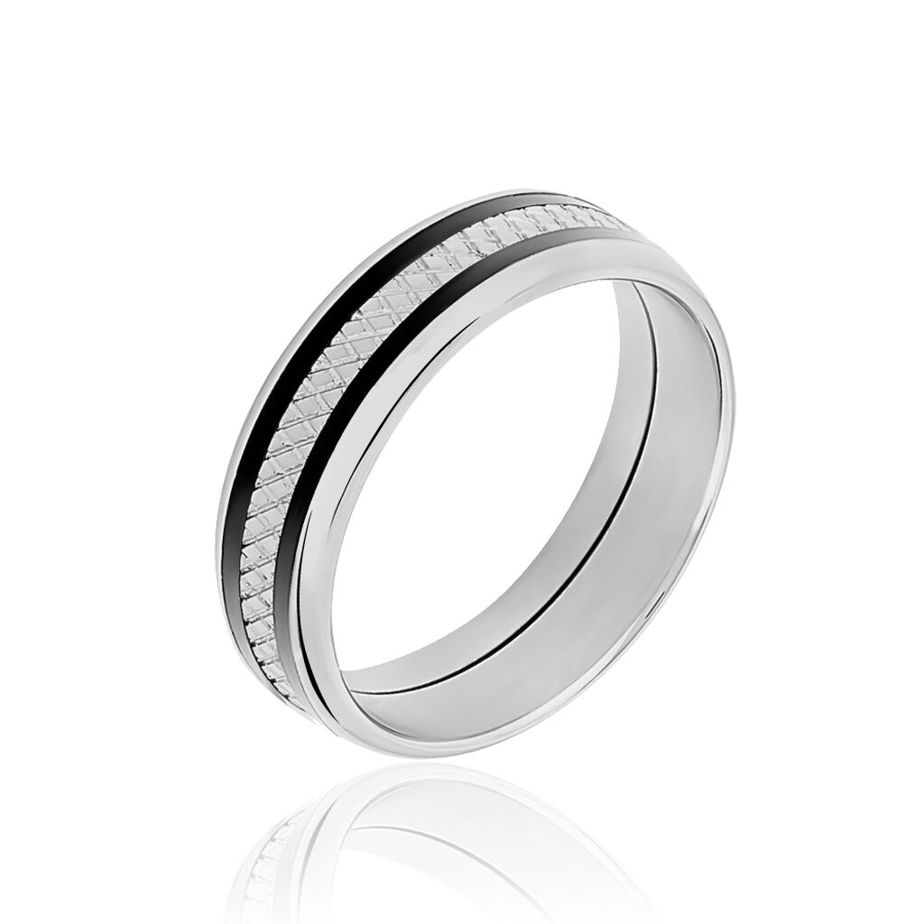 Bague Jonc Maewen Acier Blanc