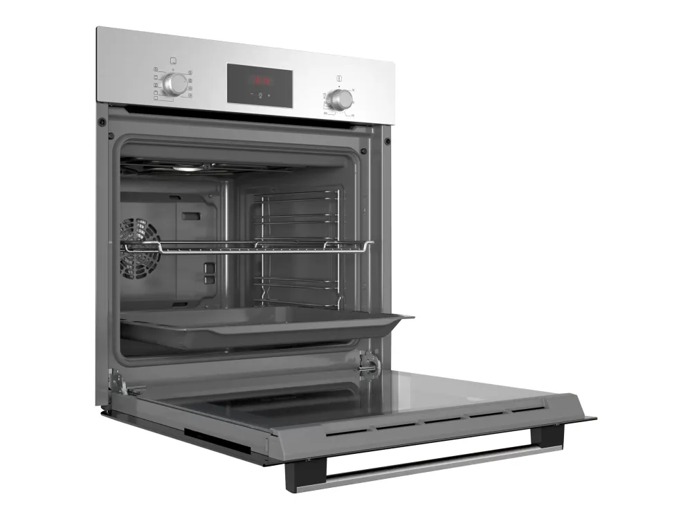 Bosch Serie | 2 HBF114BS1 - Ovn - til indbygning - niche - bredde: 56 cm - dybde: 55 cm - højde: 57.5 cm - med selv-rengøring - Klasse A - rustfrit stål