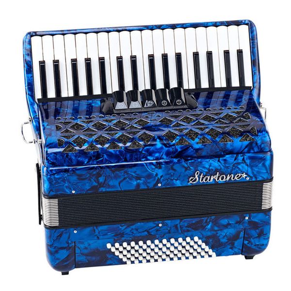 Startone Piano Accordion 72 Blue MKII
