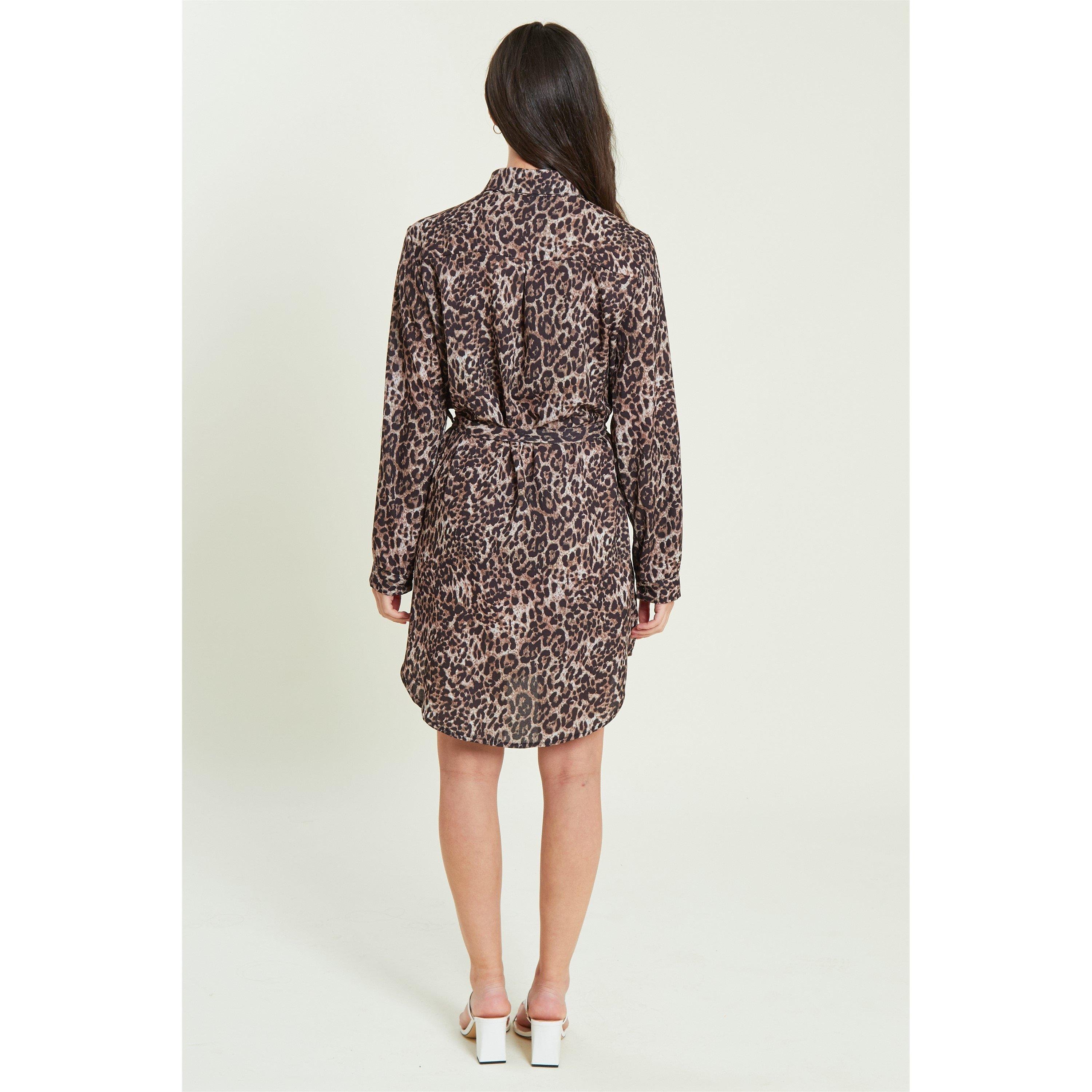 Be You Tie Tie Belt Shirt Dress