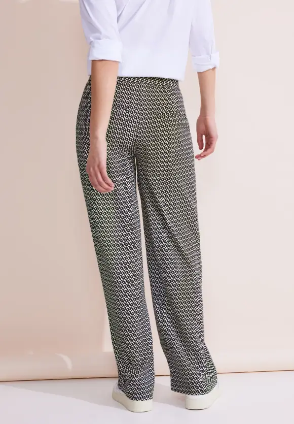 Loose Fit Damenhose - Black