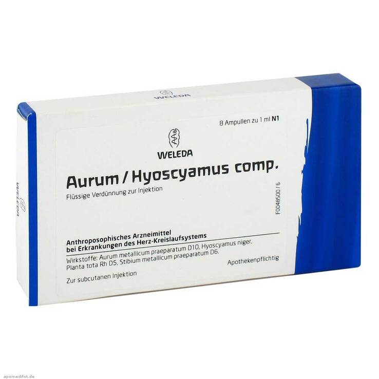 Aurum / Hyoscyamus comp. Ampullen, 8X1 ml