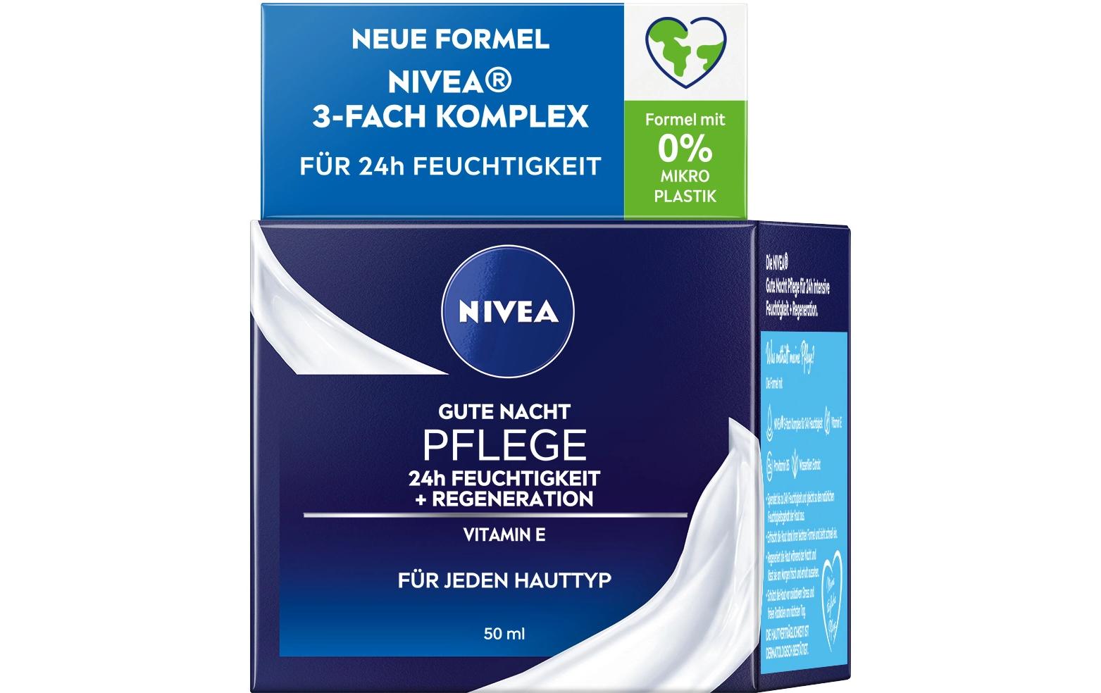 Gesichtscrème Gute Nacht Pflege 50 mlNachtpflege für 24h Feuchtigkeit und Regeneration