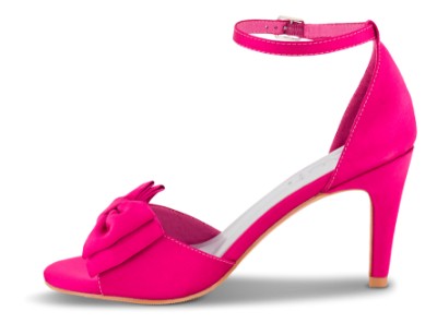 B&CO Damesandal med hæl Pink 4214103763