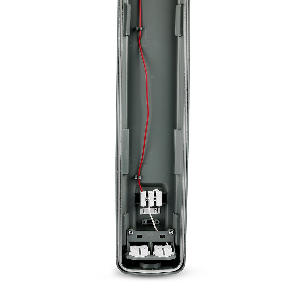 V-TAC VT-12023 - LED-lichtstrip met buizen - IP65 - Wit - 36W - 3400 lumen - 6400K - 120cm x 2